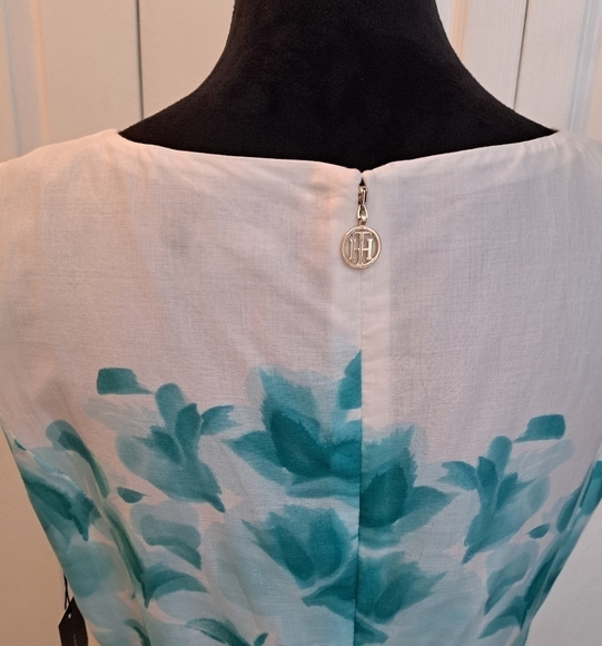 NWT Tommy Hilfiger Water Color Floral Dress Size 14 - Picture 5 of 14